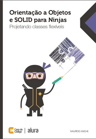 Capa do livro Orientação a Objetos e SOLID para Ninjas
